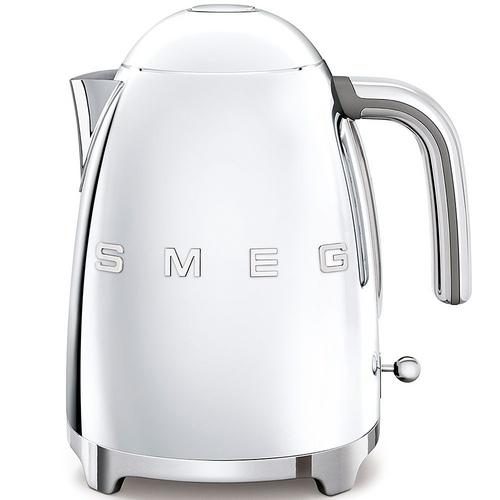 Smeg 7-Cup Stainless Steel Retro Style Electric Kettle in Black