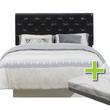 Cross Sell Image Alt - Kassel Queen Headboard with 8" Tight Top Firm Mattress 9" Foundation & Protectors
