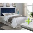 Cross Sell Image Alt - Regina Queen Headboard with 8" Tight Top Firm Mattress 9" Foundation & Protectors