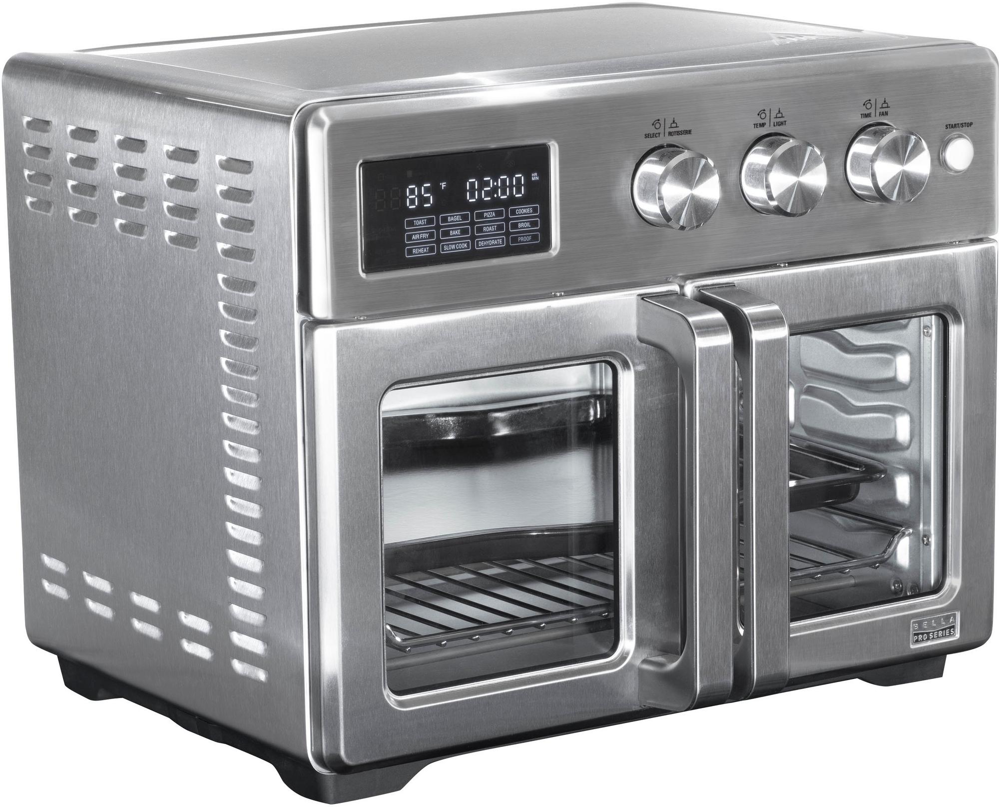 https://i8.amplience.net/i/aarons/6405413/Bella%20Pro%20Series%20-%2012-in-1%206-Slice%20Toaster%20Oven%20+%2033-qt.%20Air%20Fryer%20with%20French%20Doors%20-%20Stainless%20Steel?$large$