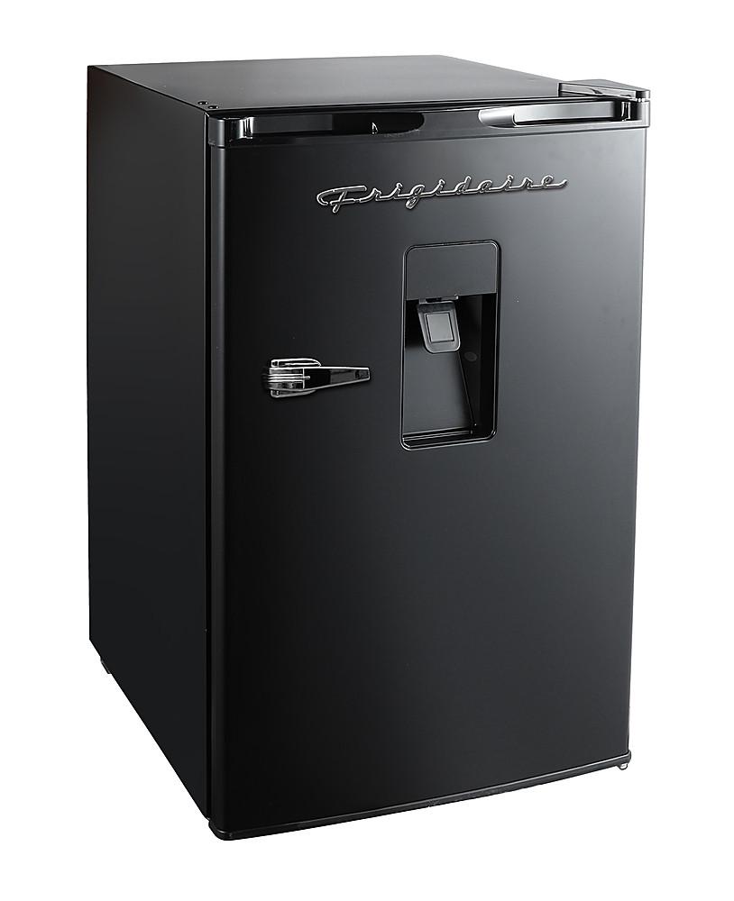 Frigidaire 4.5 cu. Ft. Retro Compact Mini Fridge with Chrome Handles and  Built-in Water Dispenser