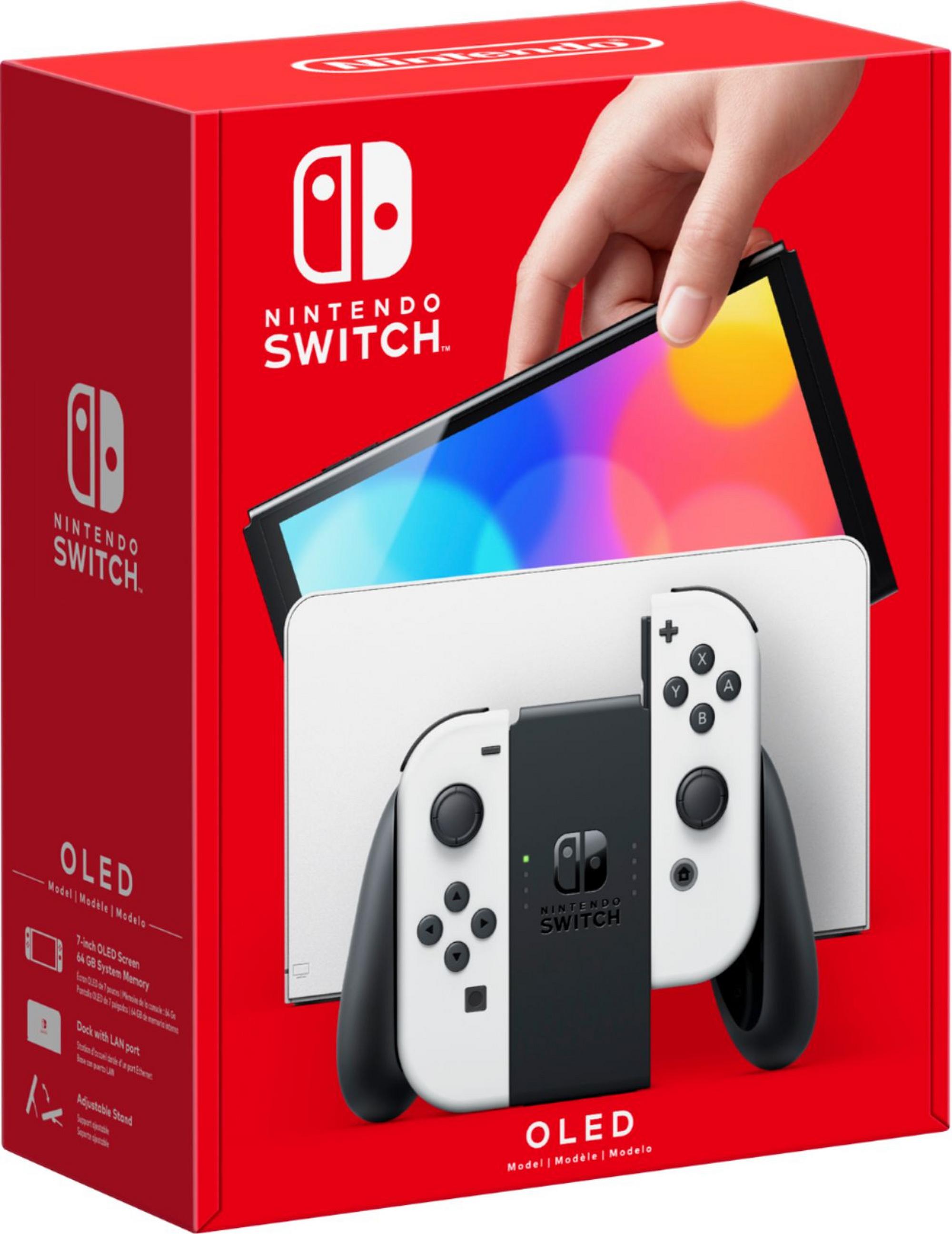 Nintendo Switch (OLED) Super Smash Bros OLED Bundle with Pro Controller and  Charging Base