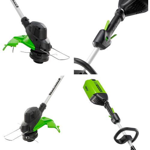 Rent to Own Greenworks 80V 21” Lawn Mower, 13” String Trimmer, and 730 Lear  Blower Combo with 4 Ah Battery & Charger) 3-piece combo - Green at Aaron's  today!