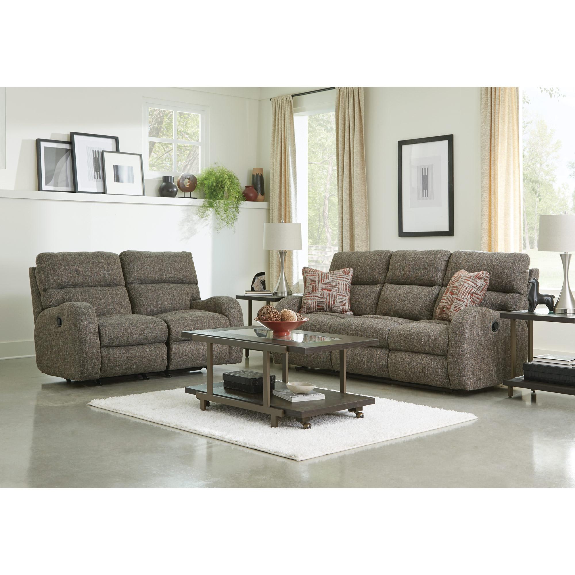 living room reclining rocking loveseat