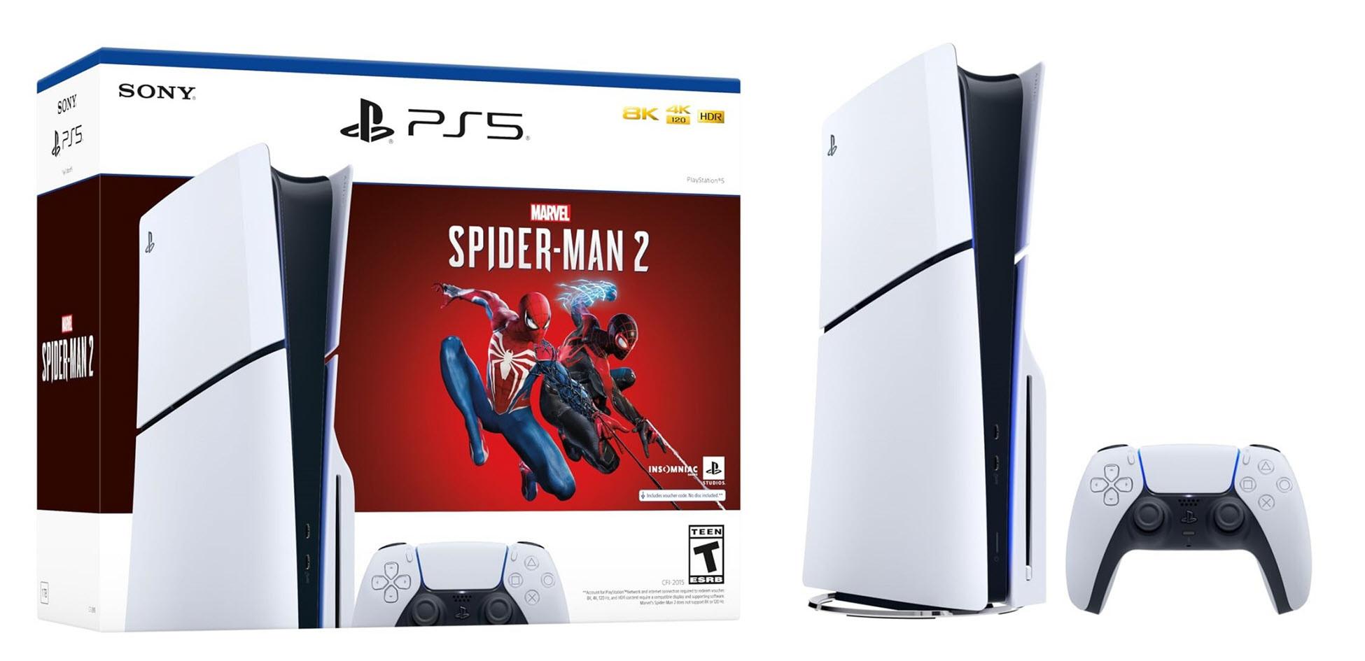 Rent to Own Sony Playstation 5 Slim Spiderman 1TB at Aaron's today!