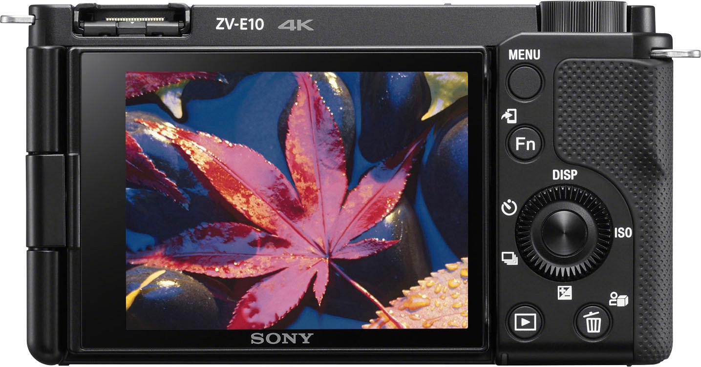Sony Alpha ZV-E10 Mirrorless Vlog Camera (with 16-50mm Lens) ILCZVE10L/W White