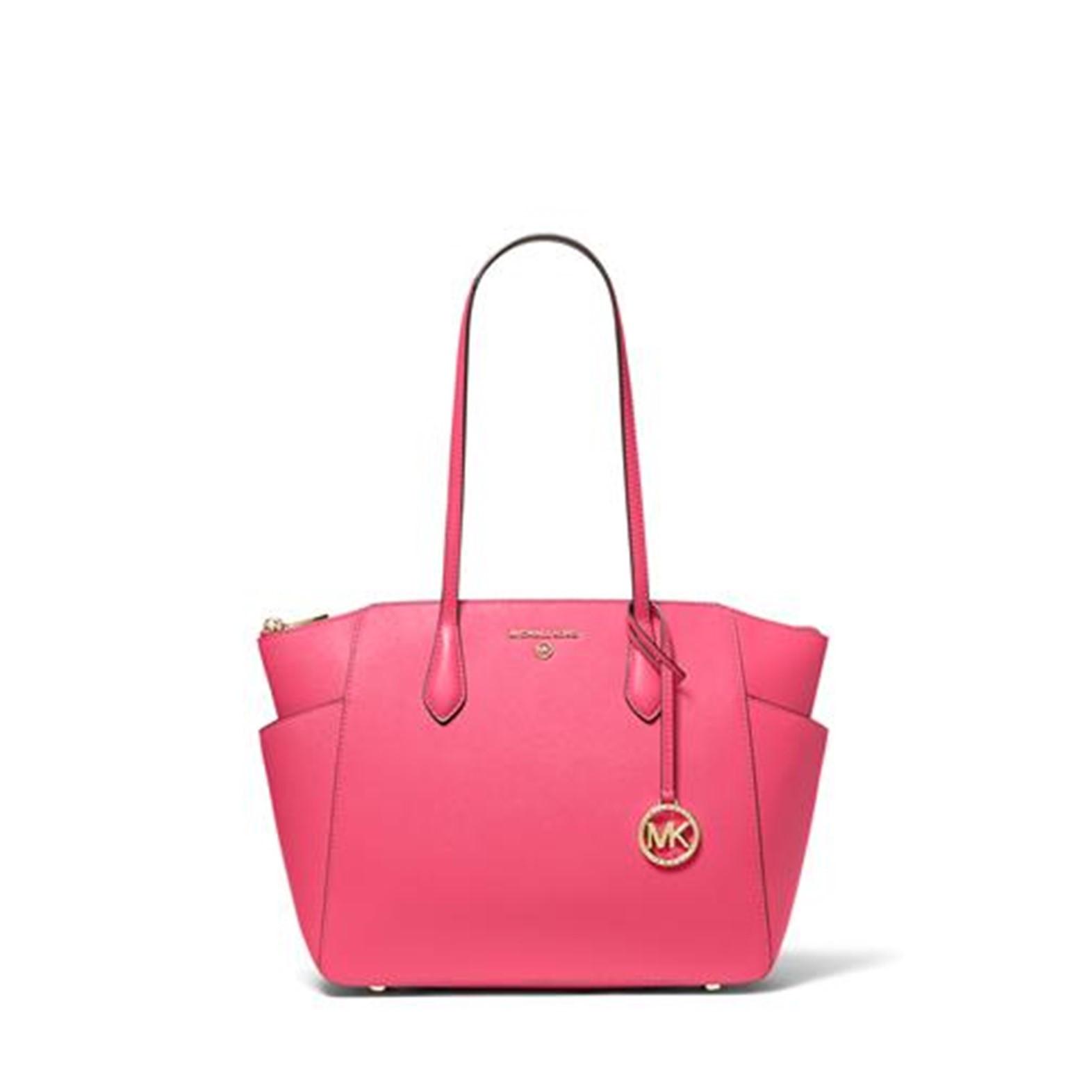 Rent to Own Michael Kors Marilyn Medium Tz Tote - Rubin Red at Aaron's  today!