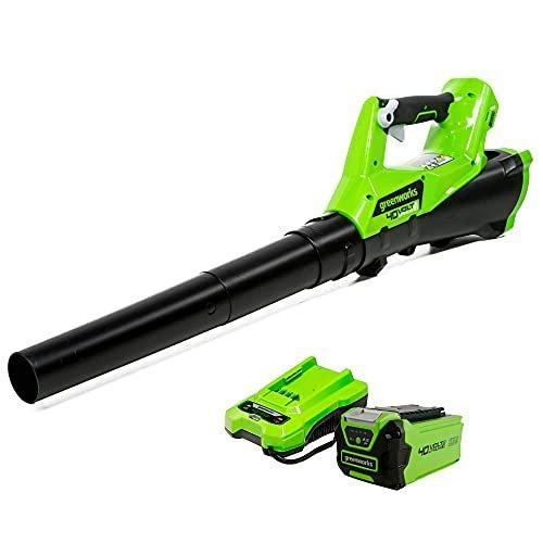 Rent to Own Greenworks Greenworks 40V (110 MPH / 390 CFM) Cordless Axial  Blower, 2.5Ah Battery and Charger Included at Aaron's today!