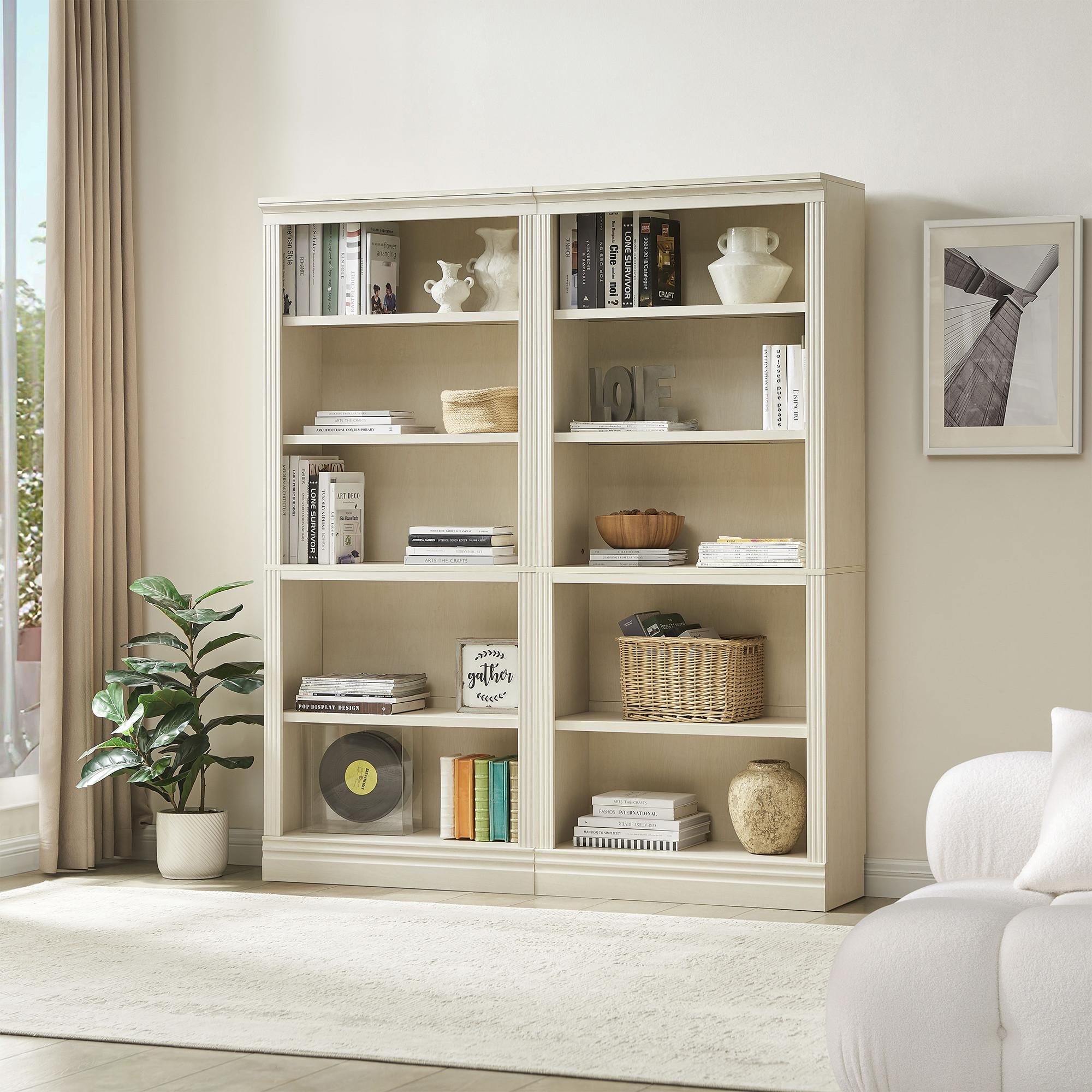 Rent to Own Living Essentials 2 - Piece Halston Standard Bookcase ...