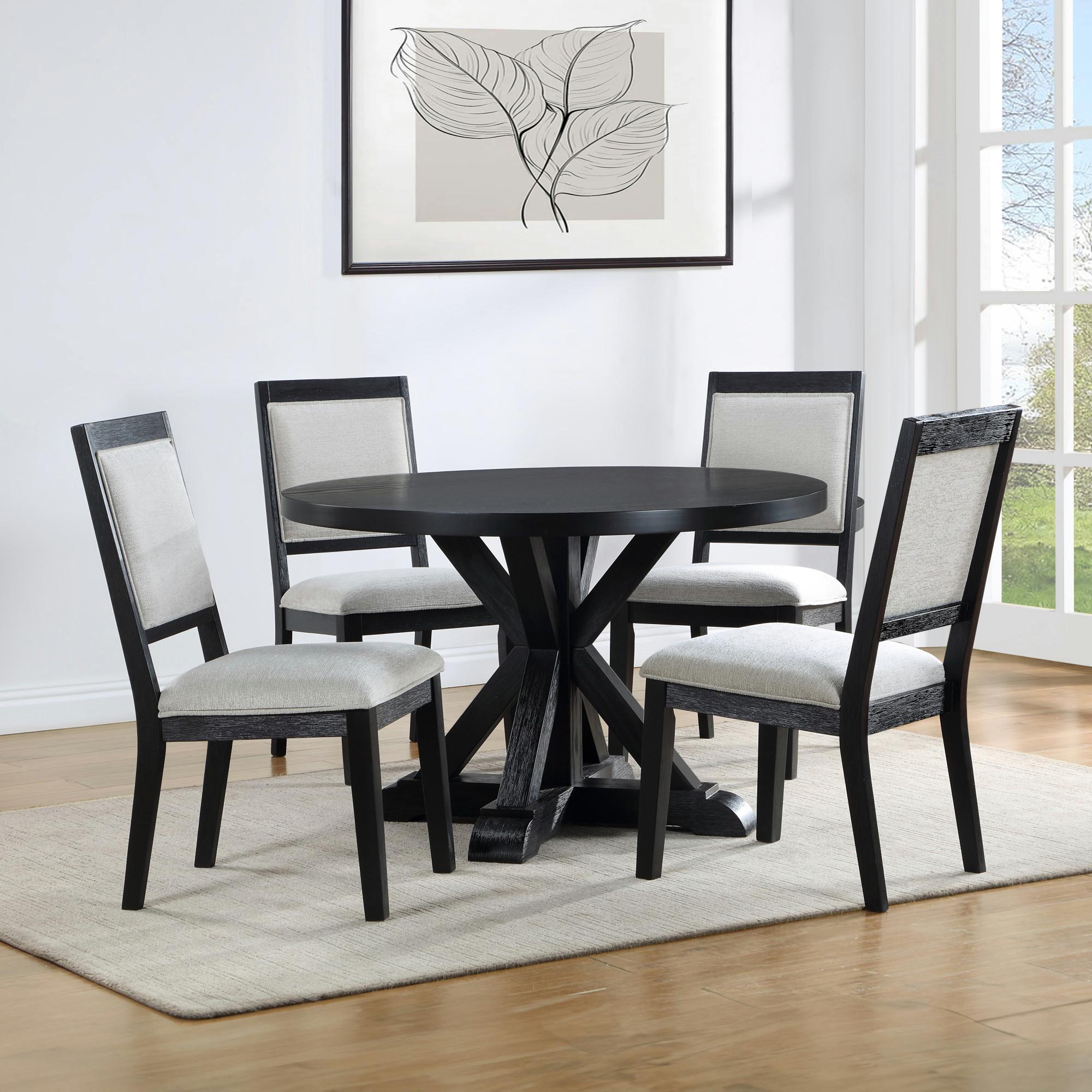 48 Inch Round Table Molly Piece Dining Set 48