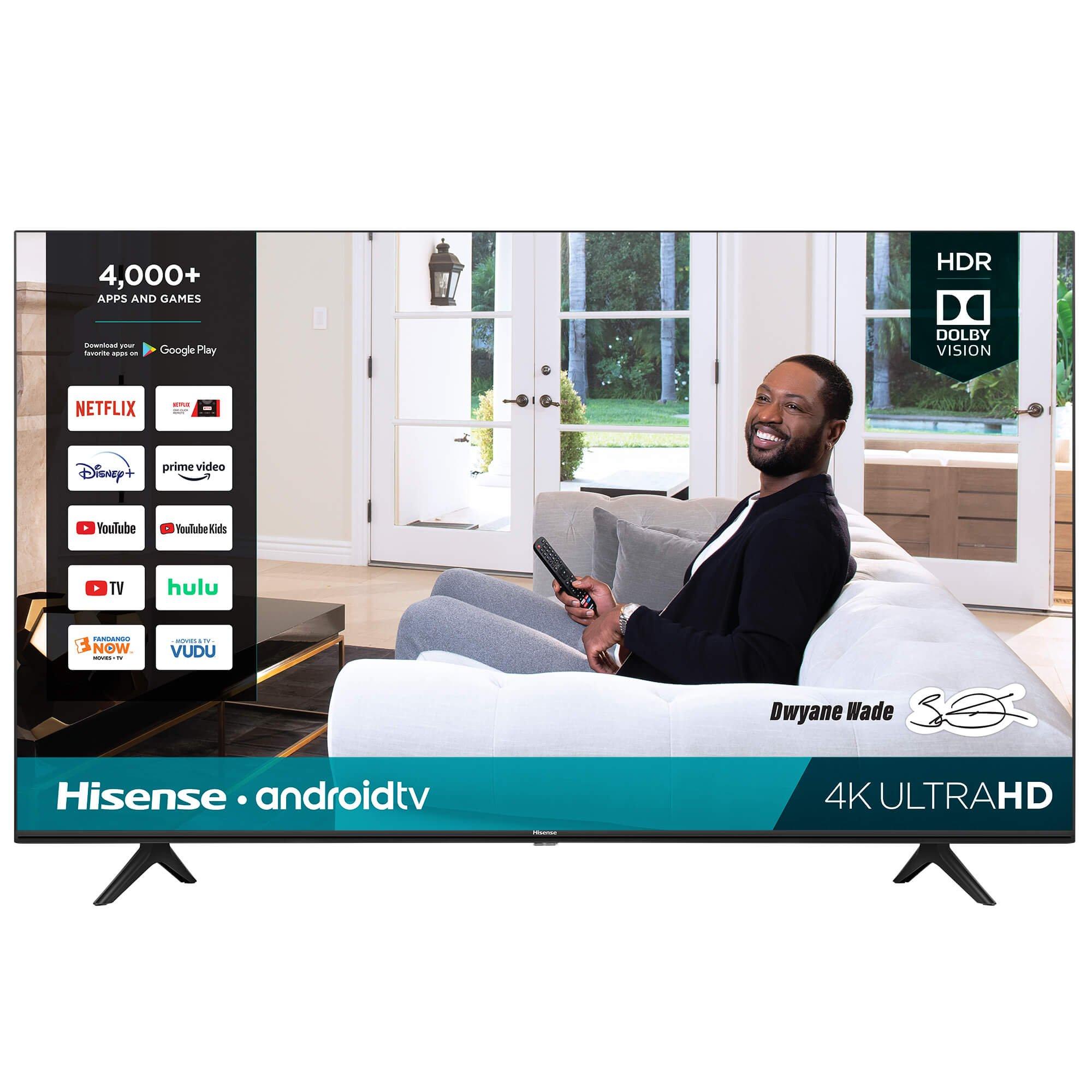 Rent to Own Hisense 75" Class 4K Smart TV & JBL Bar 5.1 Soundbar Bundle Aaron's today!