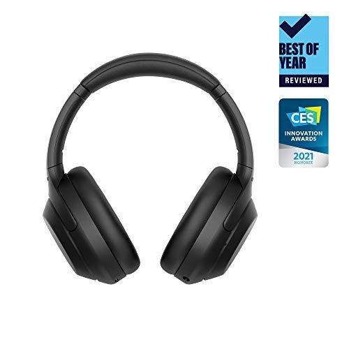 Black WH-1000XM4 Wireless Industry Leading Noise Canceling Overhead Headphones with Mic for Phone-Call and Alexa Voice Control