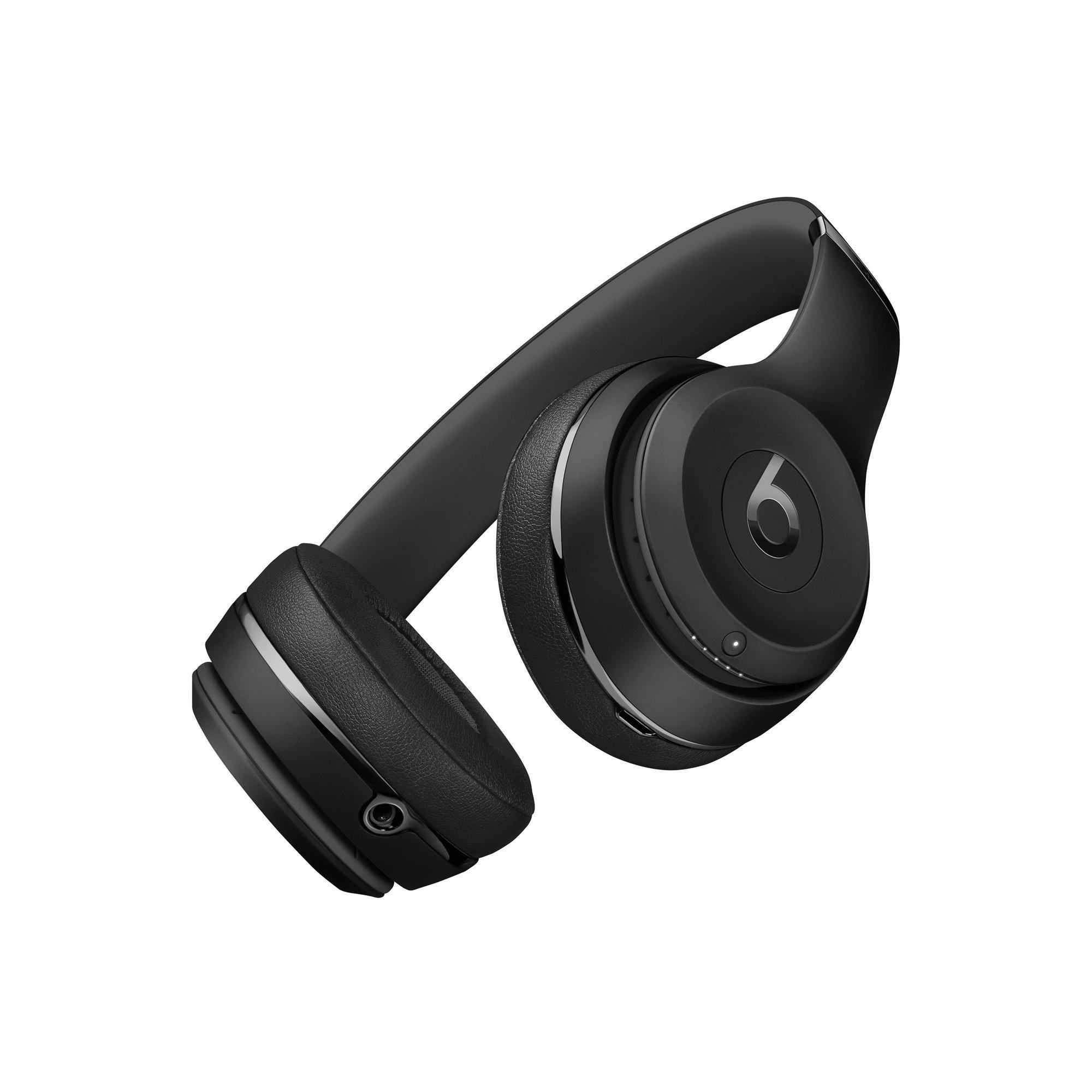beats headphones wireless black