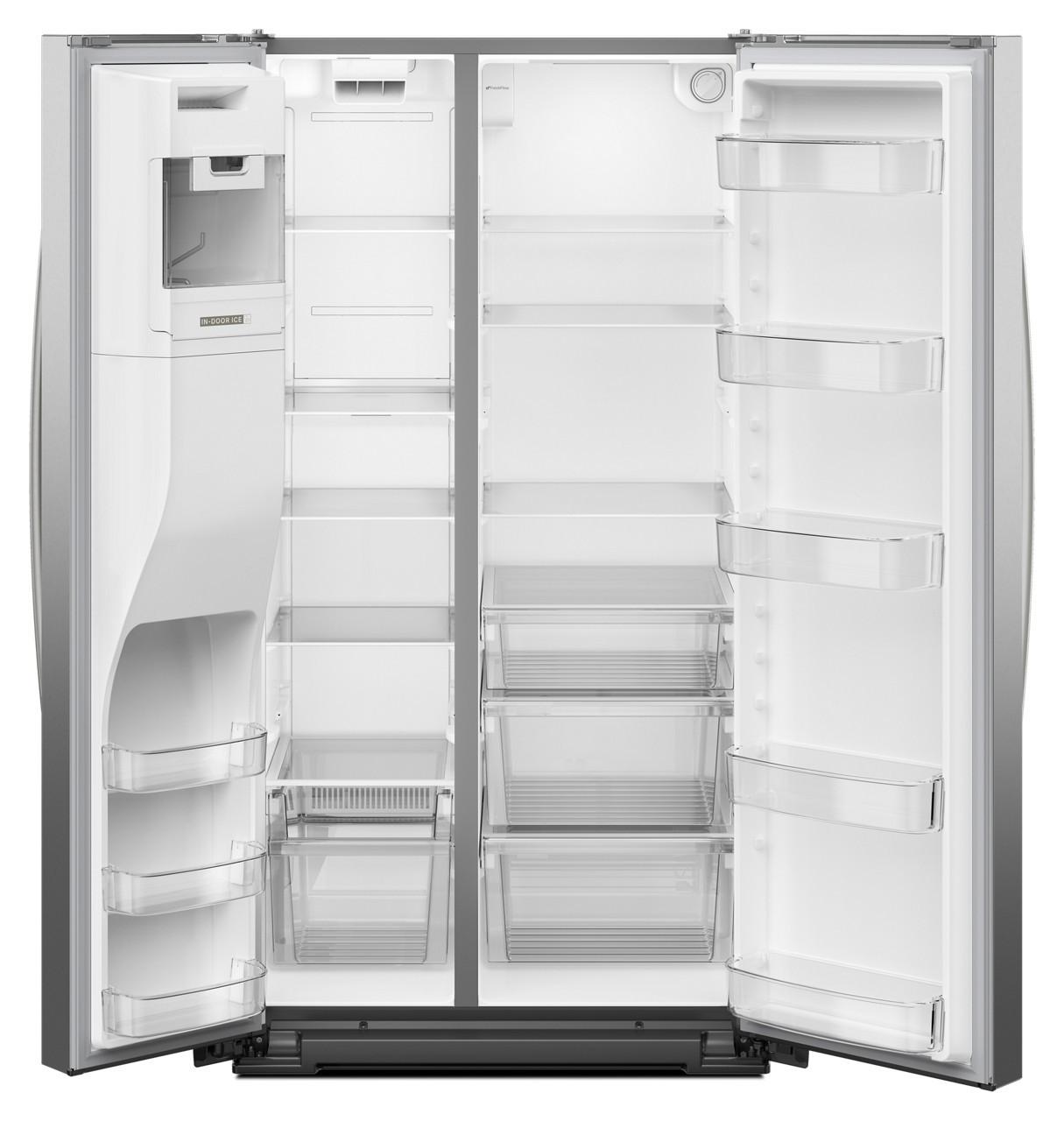 Rent to Own Whirlpool 28 Cu. Ft. Side-by-Side Refrigerator w/ Ice