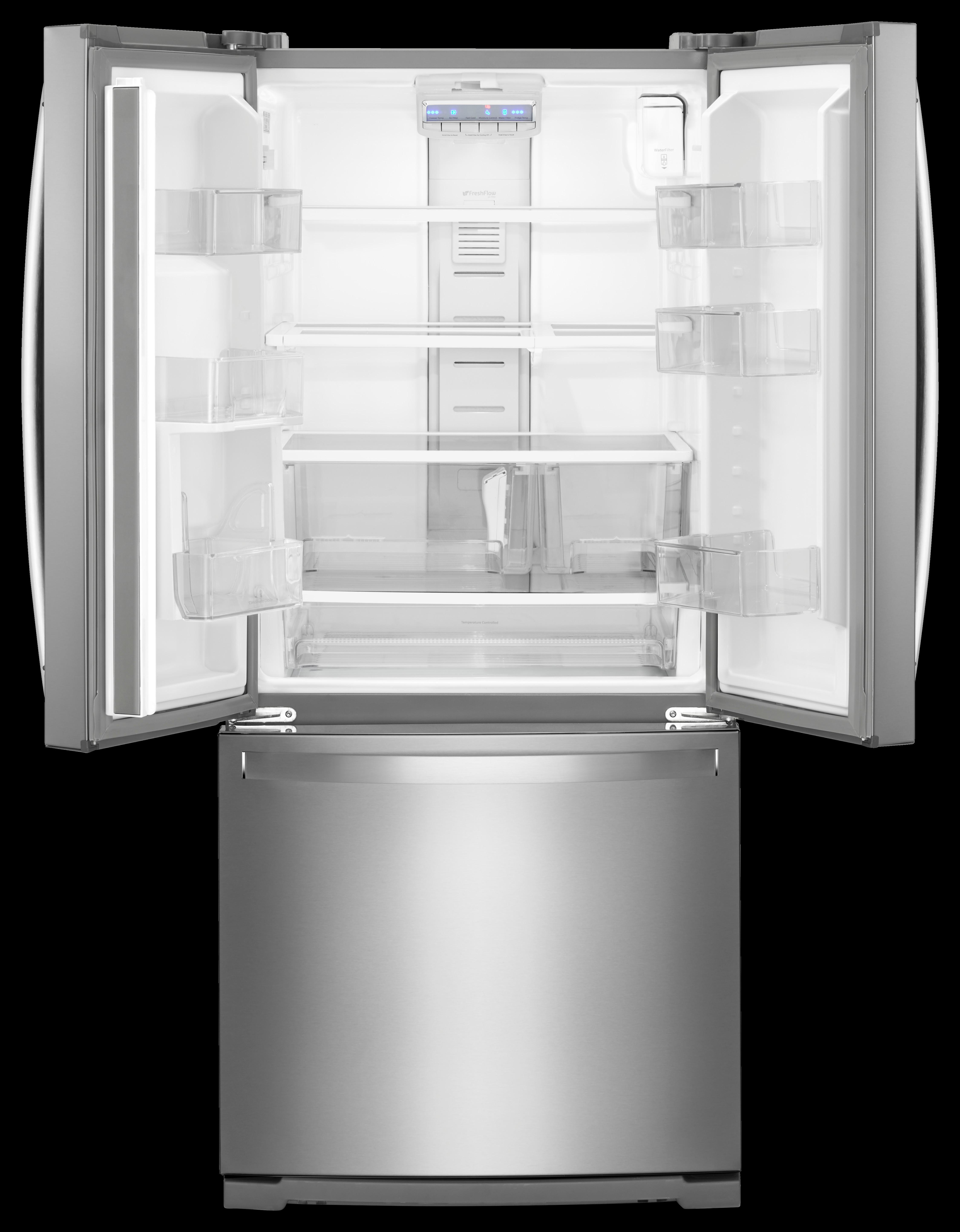 Rent to Own Whirlpool 20 Cu. Ft. Frech Door Refrigerator