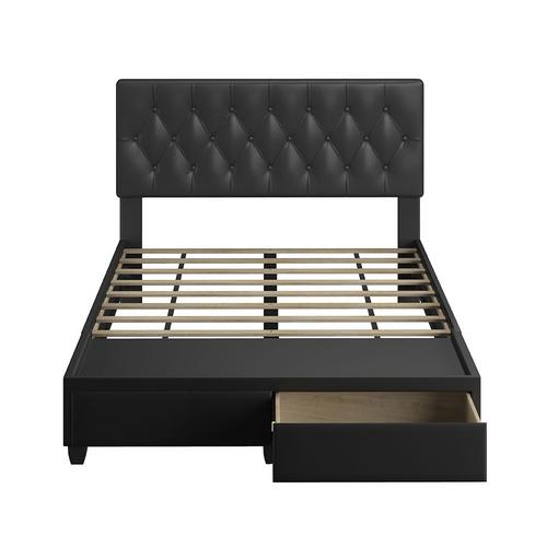 Rent To Own Boyd Sleep Uptown Queen Platform Storage Bed Black At Aaron S Today