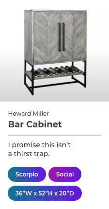 Jamaica Wine & Bar Cabinet