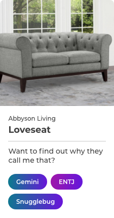 ABBYSON LIVING Cecelia Fabric Loveseat