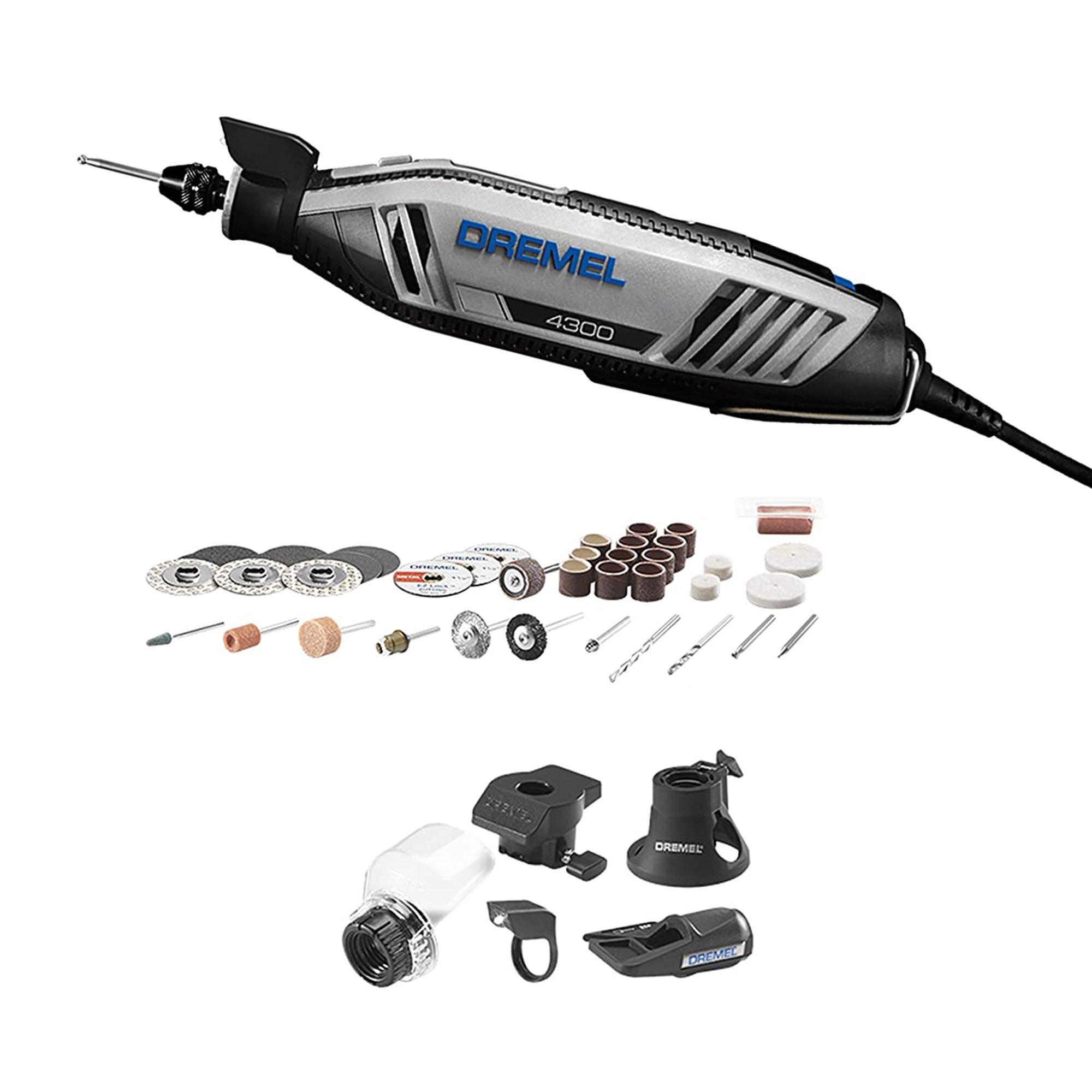 Rent to Own Dremel Dremel 4300-5/40 High Performance Rotary Tool Kit with  LED Light- 5 Attachments & 40 Accessories- Engraver, Sander, and Polisher  at Aaron's today!