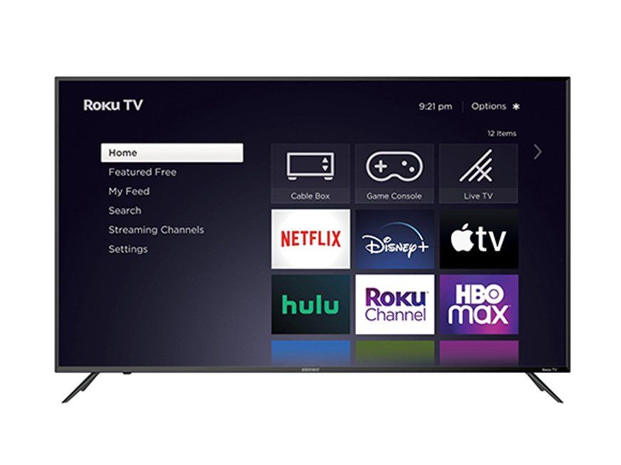 65" Element TV w/ 4K Ultra HD Resolution & Roku Streaming