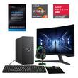 Cross Sell Image Alt - HP Victus Gaming Desktop 8GB Ram 512GB SSD w/ 27" Samsung Curved Monitor & Total Defense Internet Security