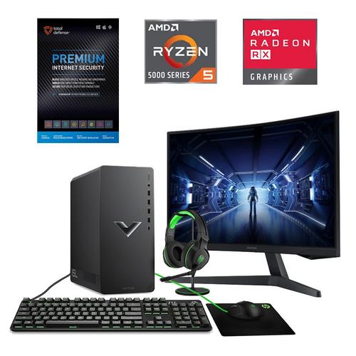 lungebetændelse Absorbere skipper Rent to Own HP HP Victus Gaming Desktop 8GB Ram 512GB SSD w/ 27" Samsung  Curved Monitor & Total Defense Internet Security at Aaron's today!