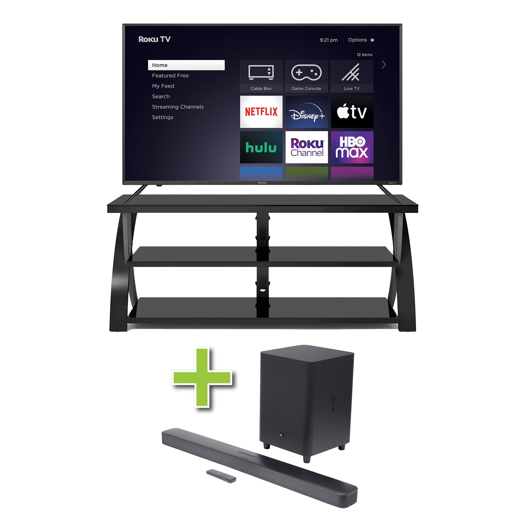 Rent to Own Element Electronics 50" Element Soundbar TV Stand at Aaron's today!