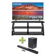 Cross Sell Image Alt - 50" Samsung TV w/ Soundbar & TV Stand
