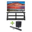 Cross Sell Image Alt - 50" Samsung TV w/ Soundbar & TV Stand