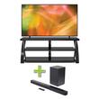 Cross Sell Image Alt - 50" Samsung TV w/ Soundbar & TV Stand