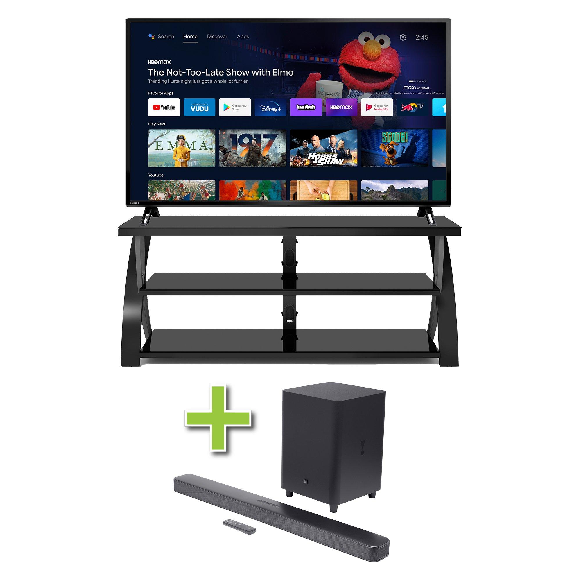 to Own Philips Philips TV w/ Soundbar & TV Stand at today!