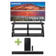 Cross Sell Image Alt - 55" Samsung TV w/ Soundbar & TV Stand