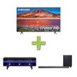 Cross Sell Image Alt - 65" Samsung TV w/ Soundbar & TV Stand