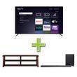 Cross Sell Image Alt - 75" Element TV w/ Soundbar & TV Stand