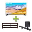 Cross Sell Image Alt - 75" Samsung TV w/ Soundbar & TV Stand
