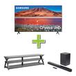 Cross Sell Image Alt - 82" Samsung TV w/ Soundbar & TV Stand