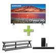 Cross Sell Image Alt - 82" Samsung TV w/ Soundbar & TV Stand