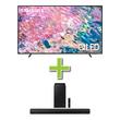 Cross Sell Image Alt - 55" Samsung QLED 4K Ultra HD Smart TV & Samsung Soundbar