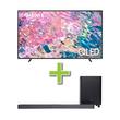 Cross Sell Image Alt - 55" Samsung QLED 4K Ultra HD Smart TV & JBL 5.1 Soundbar
