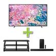 Cross Sell Image Alt - 55" QLED SamsungTV w/ Soundbar & TV Stand
