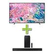 Cross Sell Image Alt - 65" Samsung QLED 4K Ultra HD Smart TV & Samsung Soundbar
