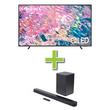 Cross Sell Image Alt - 75" Samsung QLED 4K Ultra HD Smart TV & JBL 2.1 Soundbar