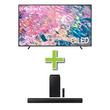 Cross Sell Image Alt - 75" Samsung QLED 4K Ultra HD Smart TV & Samsung Soundbar
