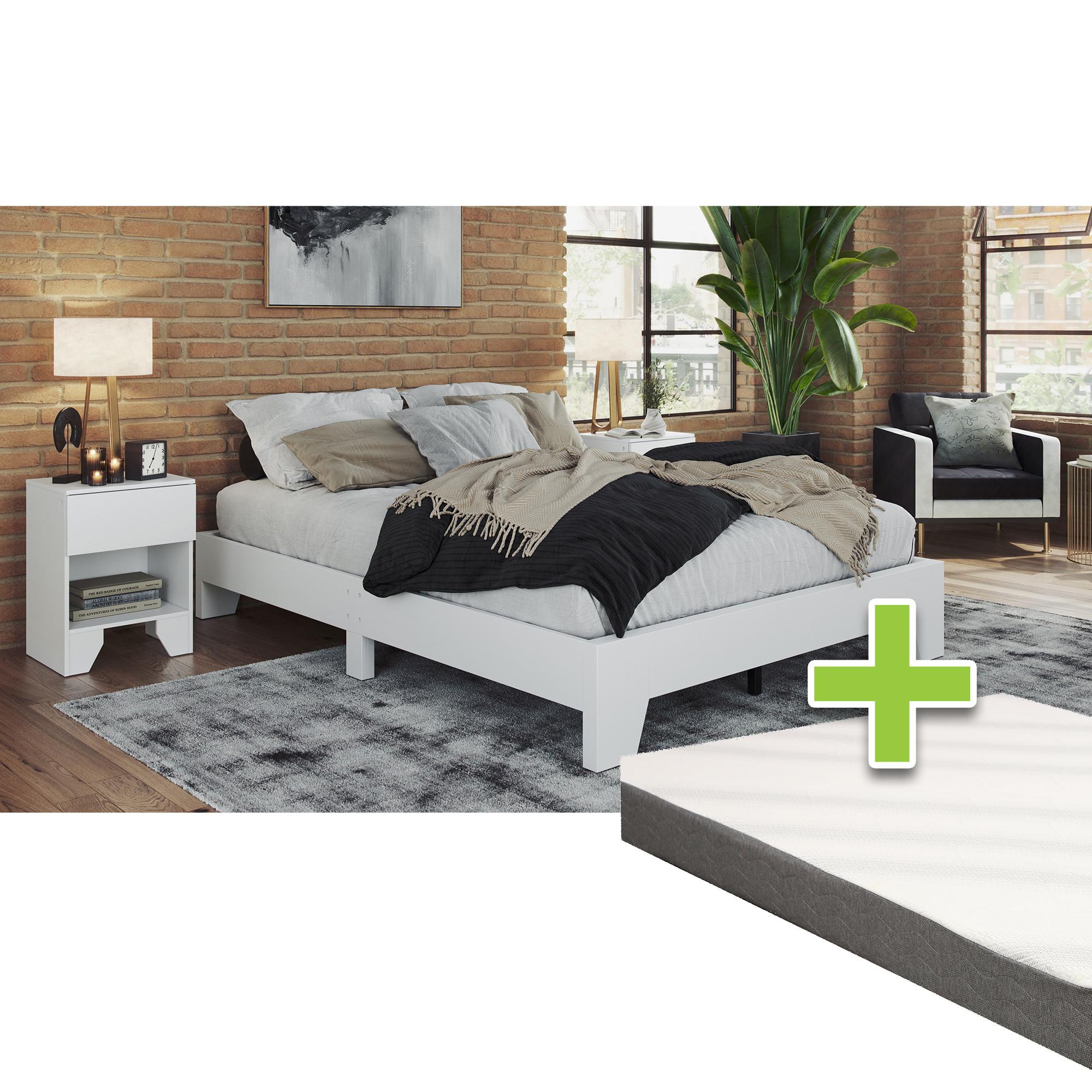 Rent to Own Boyd Specialty Sleep Mereno Queen Platform Bed with 8 ...