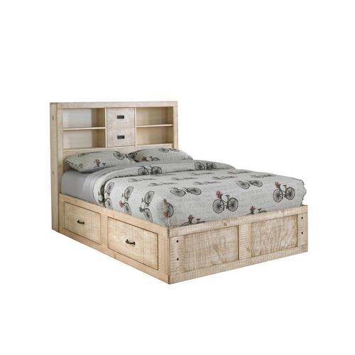 Rent to Own Oak Furniture West 6 Piece Captain's Youth Full Size 