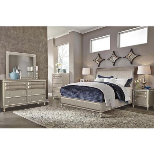 Rent To Own Riversedge Furniture 7 Piece Glam Queen Bedroom Collection At Aaron S Today