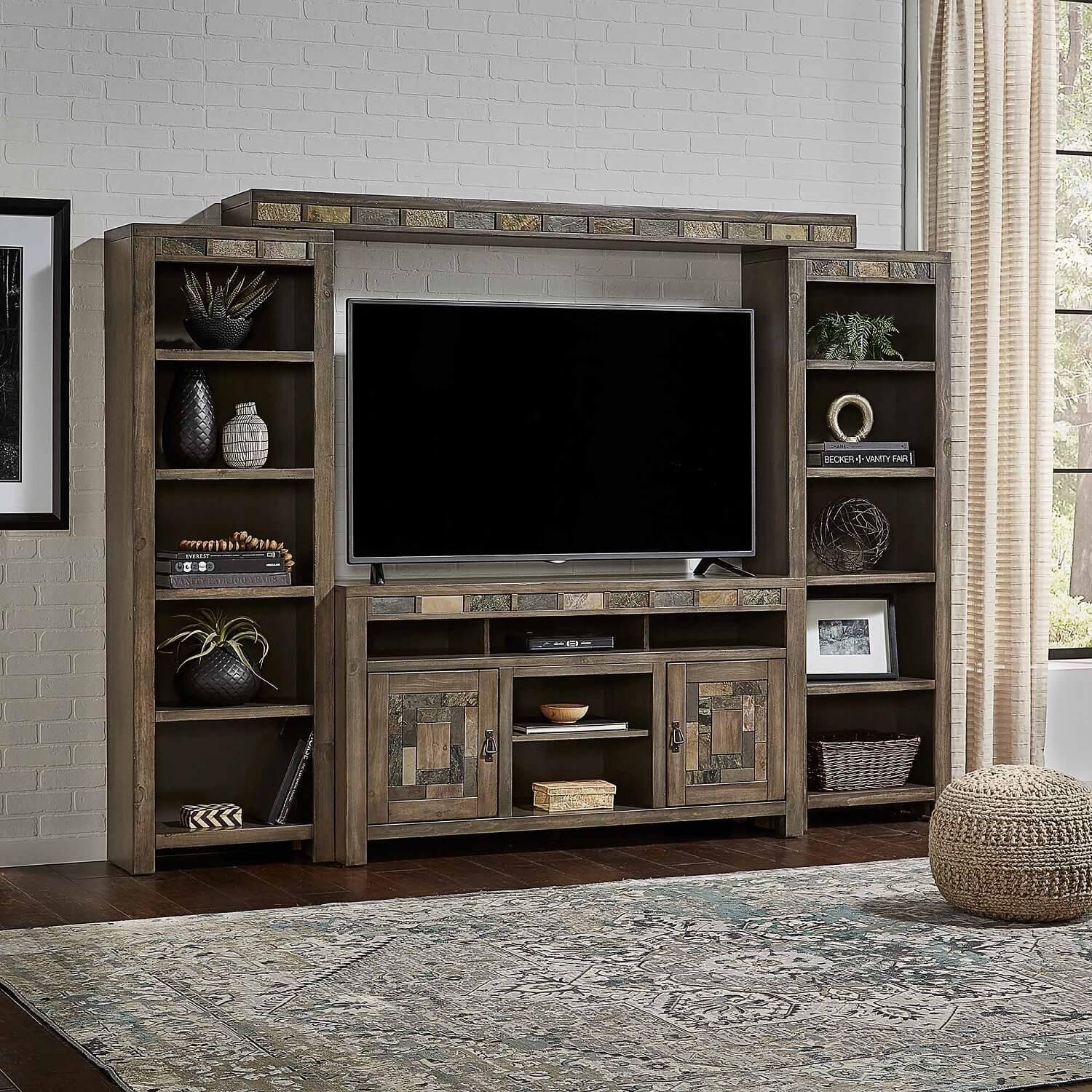 Havalance Two Tone Piece Entertainment Center From Ashley, 45% OFF