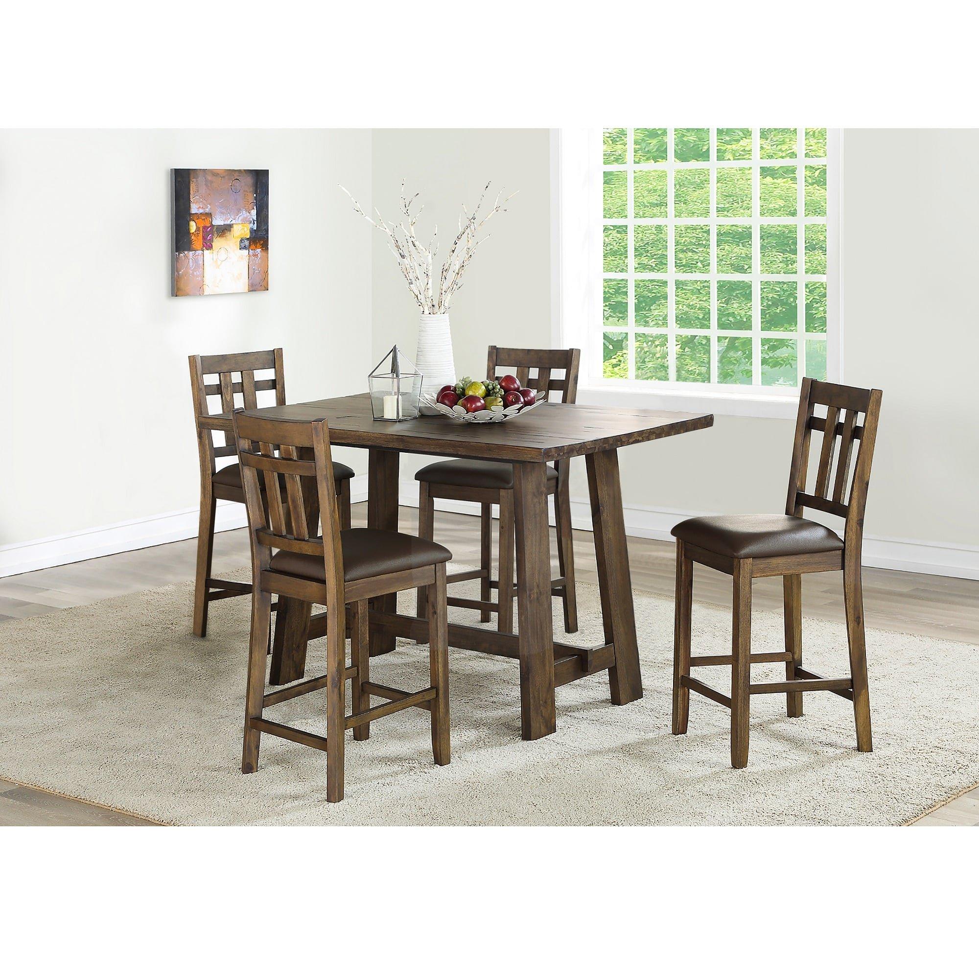 Rent To Own Steve Silver 5 Piece Saranac Counter Height Dining