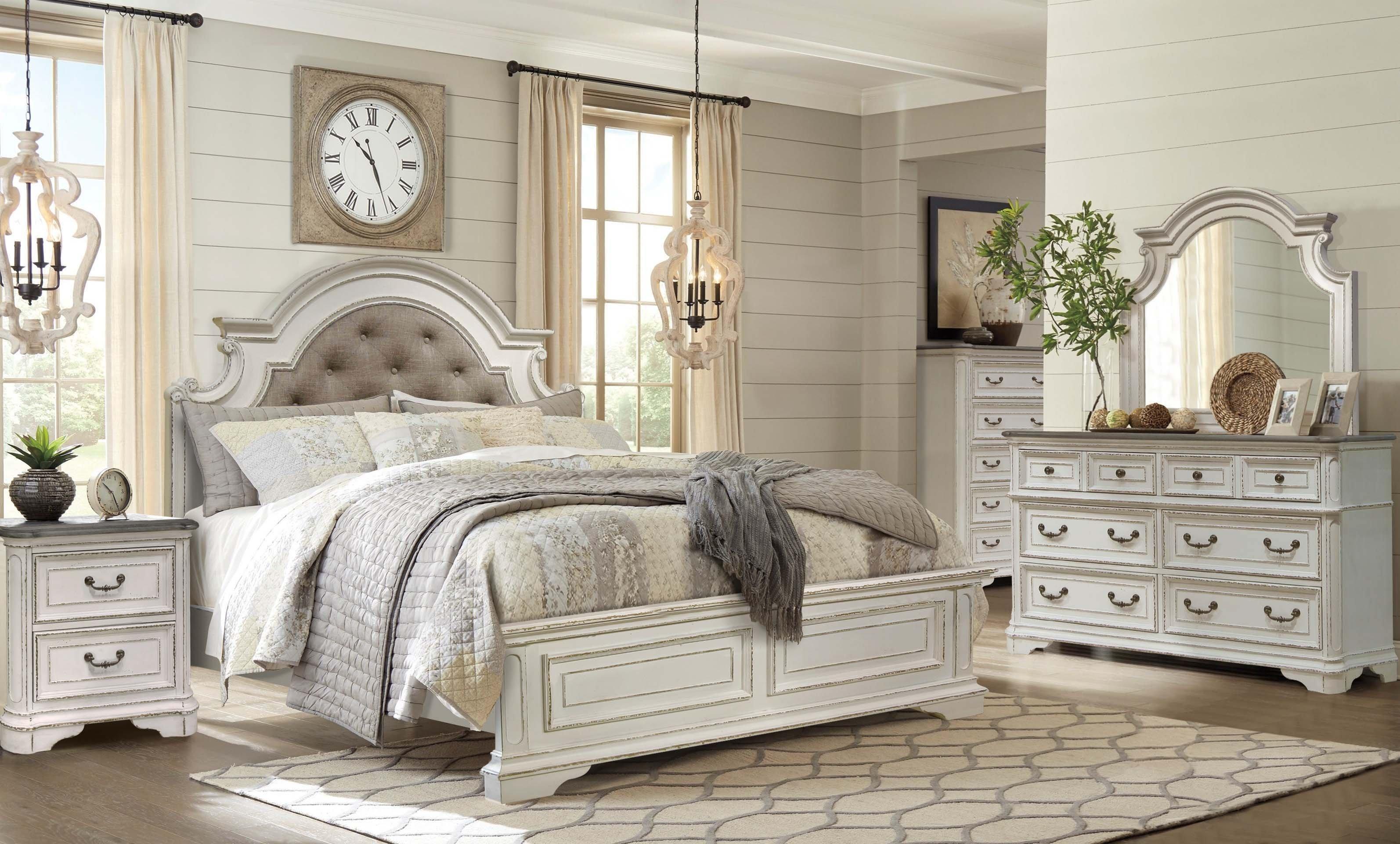 Rent To Own Riversedge Furniture 11 Piece Madison King Bedroom Set W Woodhaven Pillow Top Plush Mattress At Aaron S Today