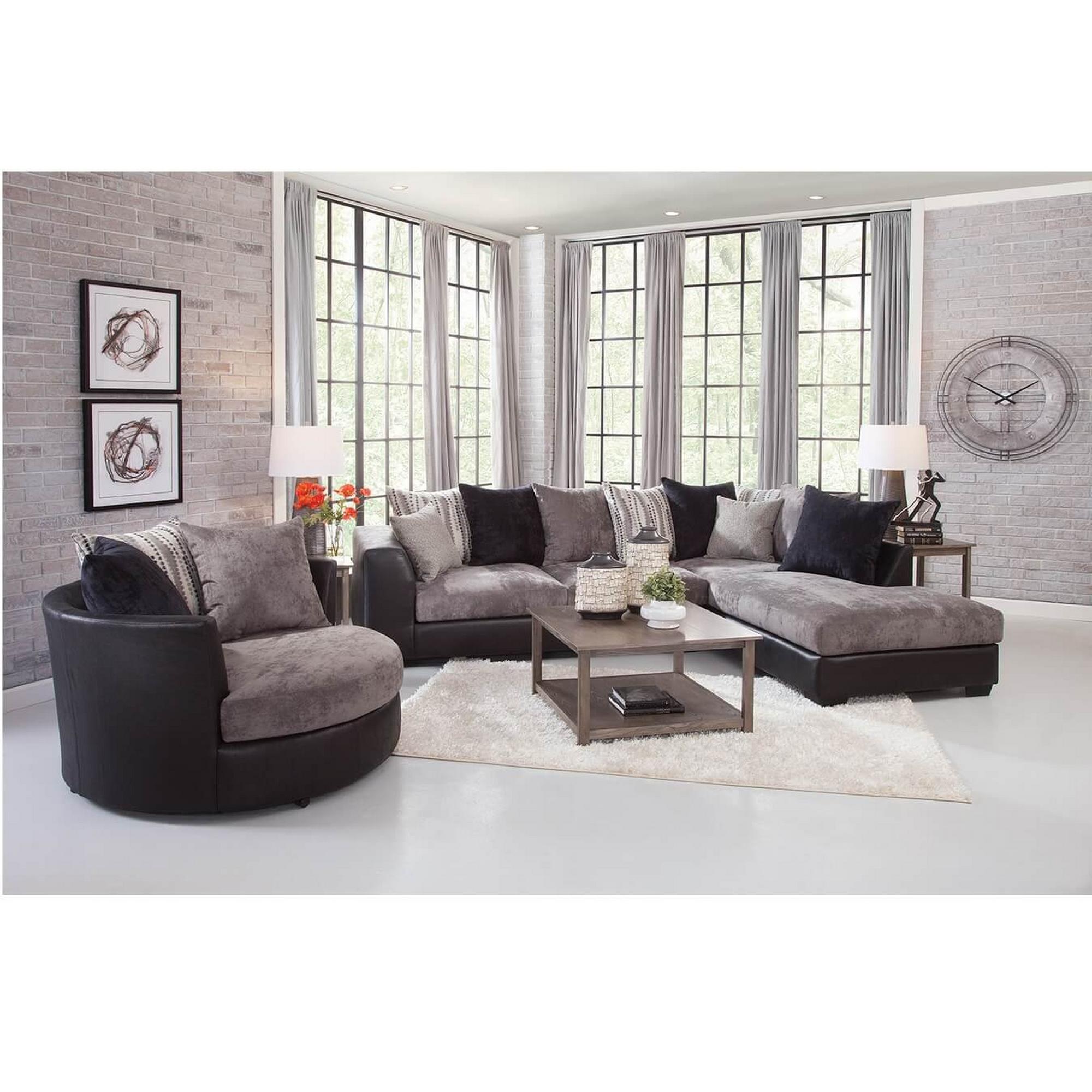 Rent To Own Woodhaven 3 Piece Jamal Chaise Sofa Sectional With Barrel Chair At Aarons Today